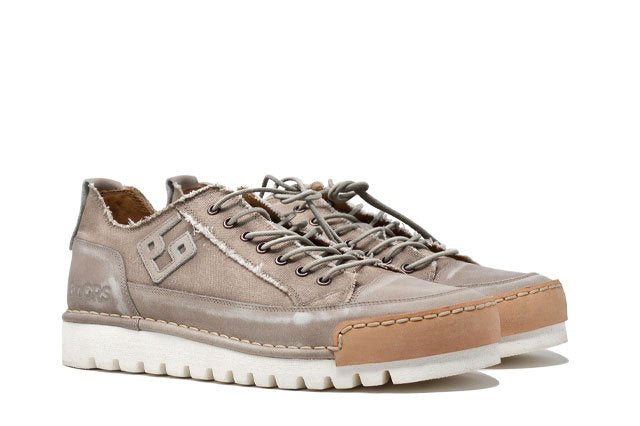 "LA TORTORA CANVAS" - Scarpa Artigianale  in Canvas 100% fatta in Italia