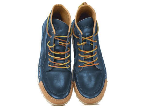 "LA YANKEE JEANS" |Uomo - Stivaletto Artigianale  in Pelle 100% fatto in Italia