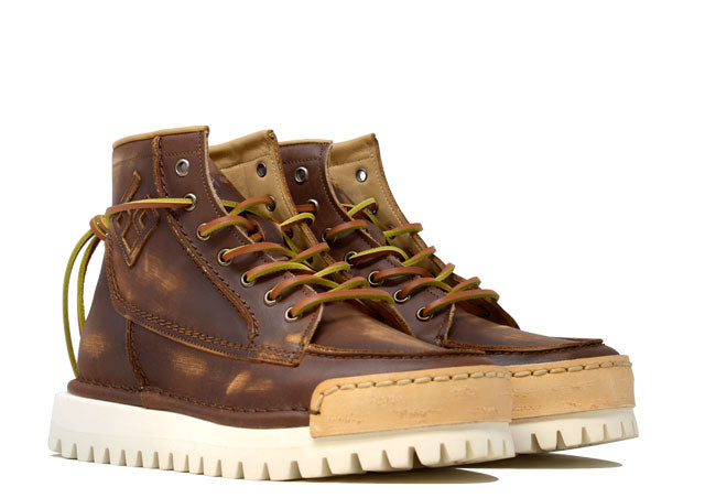 "LA YANKEE NOCCIOLA" | Men - 100% Handmade Leather Ankle Boot Made in Italy