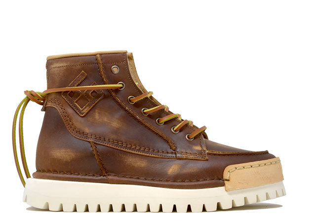 "LA YANKEE NOCCIOLA" | Men - 100% Handmade Leather Ankle Boot Made in Italy