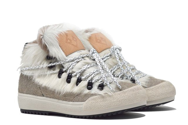 "LA YETI BIANCA" |Donna - Scarpa Artigianale  in Pelle bovina 100% fatto a mano in Italia