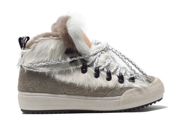 "LA YETI BIANCA" |Donna - Scarpa Artigianale  in Pelle bovina 100% fatto a mano in Italia