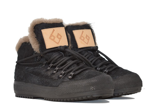 "LA YETI NERA" |Uomo - Scarpa Artigianale  in Pelle bovina 100% fatta a mano in Italia