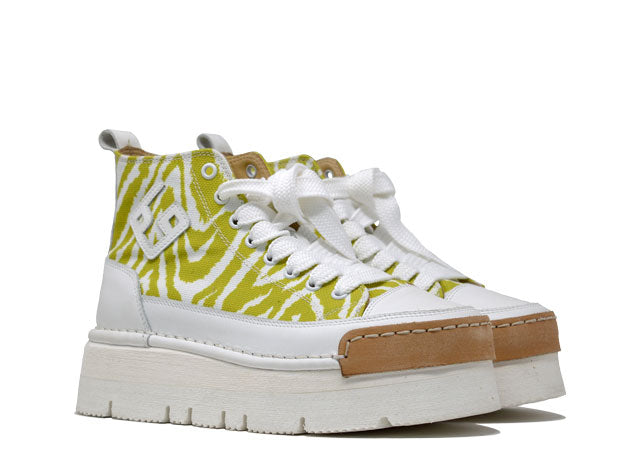 "LA ZEBRA VERDE" - Polacco Artigianale  in Canvas 100% fatto in Italia