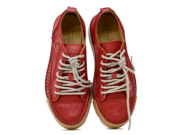 Model "L'AMARENA" - 100% Handmade Leather Shoe Made in Italy