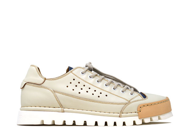 "L'HAWAIANA JEANS" - Scarpa Artigianale  in Pelle 100% fatta in Italia