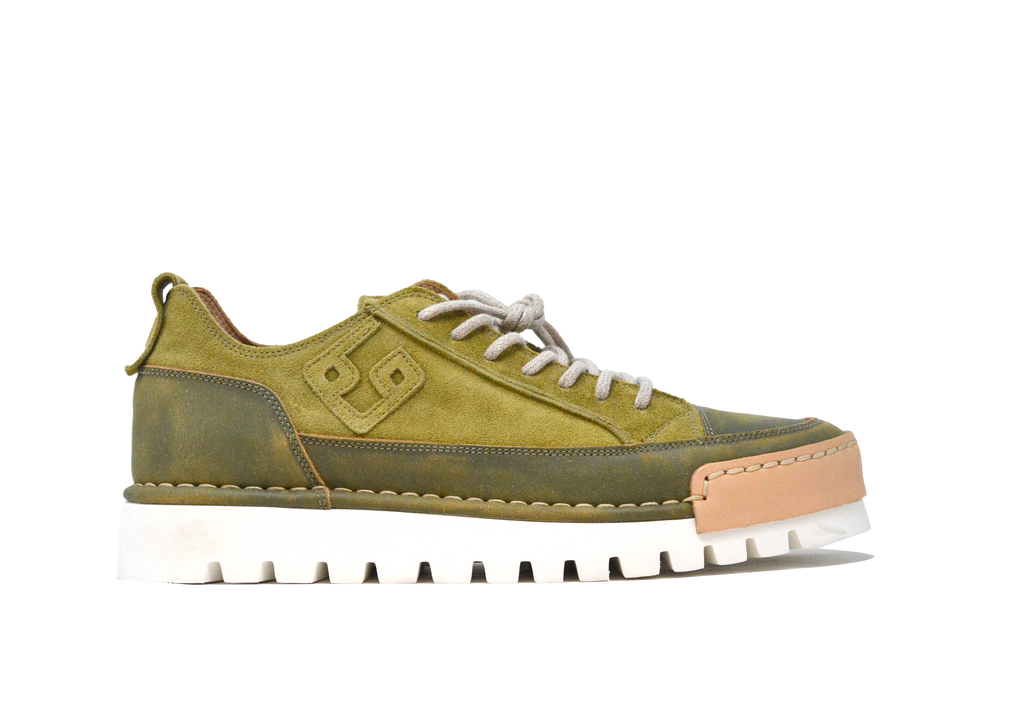 "LA MENTA SUEDE" - Scarpa Artigianale  in Pelle 100% fatta in Italia