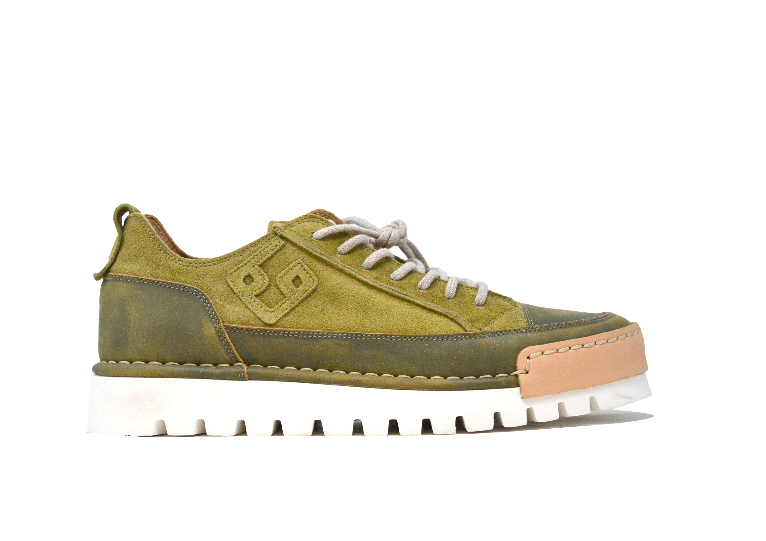 "LA MENTA SUEDE" - Scarpa Artigianale  in Pelle 100% fatta in Italia