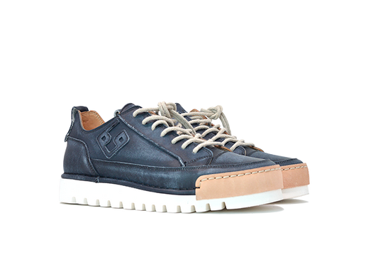 Model "LA NOTTE" - 100% Handmade Leather Shoe Made in Italy