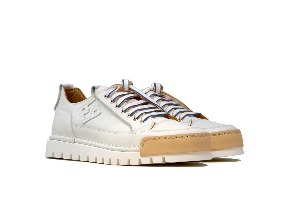 "LA VINTAGE CAFFELATTE" - 100% handgefertigter Lederschuh, hergestellt in Italien