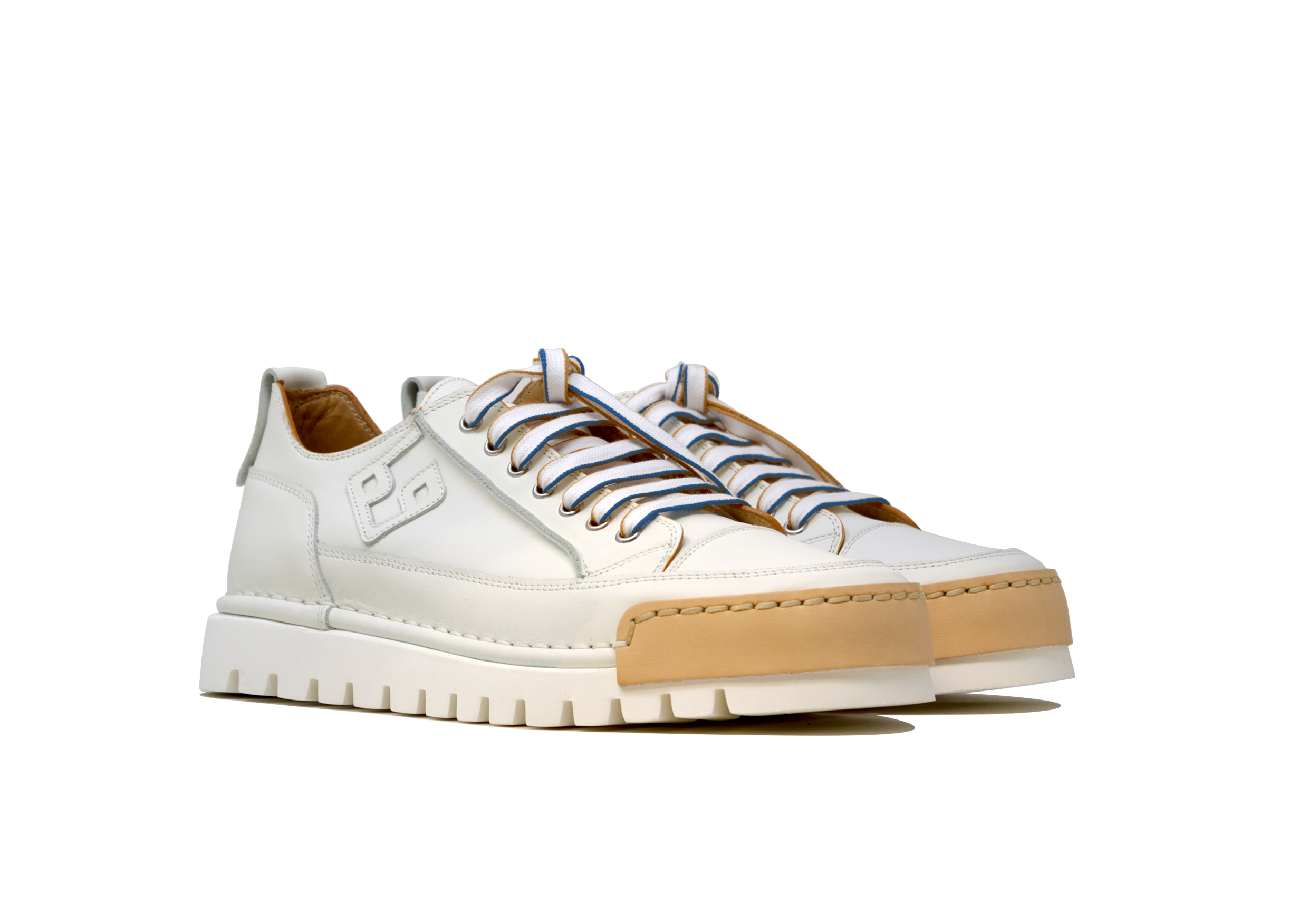 "LA VINTAGE CAFFELATTE" - 100% handgefertigter Lederschuh, hergestellt in Italien