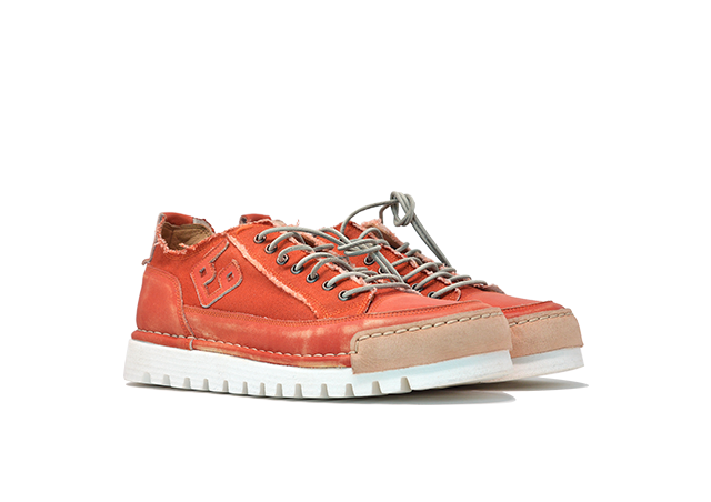 "LA CLEMENTINA CANVAS" - Scarpa Artigianale  in Canvas 100% fatta in Italia