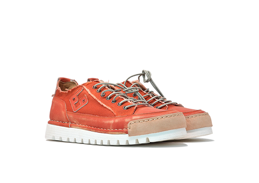 "LA CLEMENTINA CANVAS" - Scarpa Artigianale  in Canvas 100% fatta in Italia