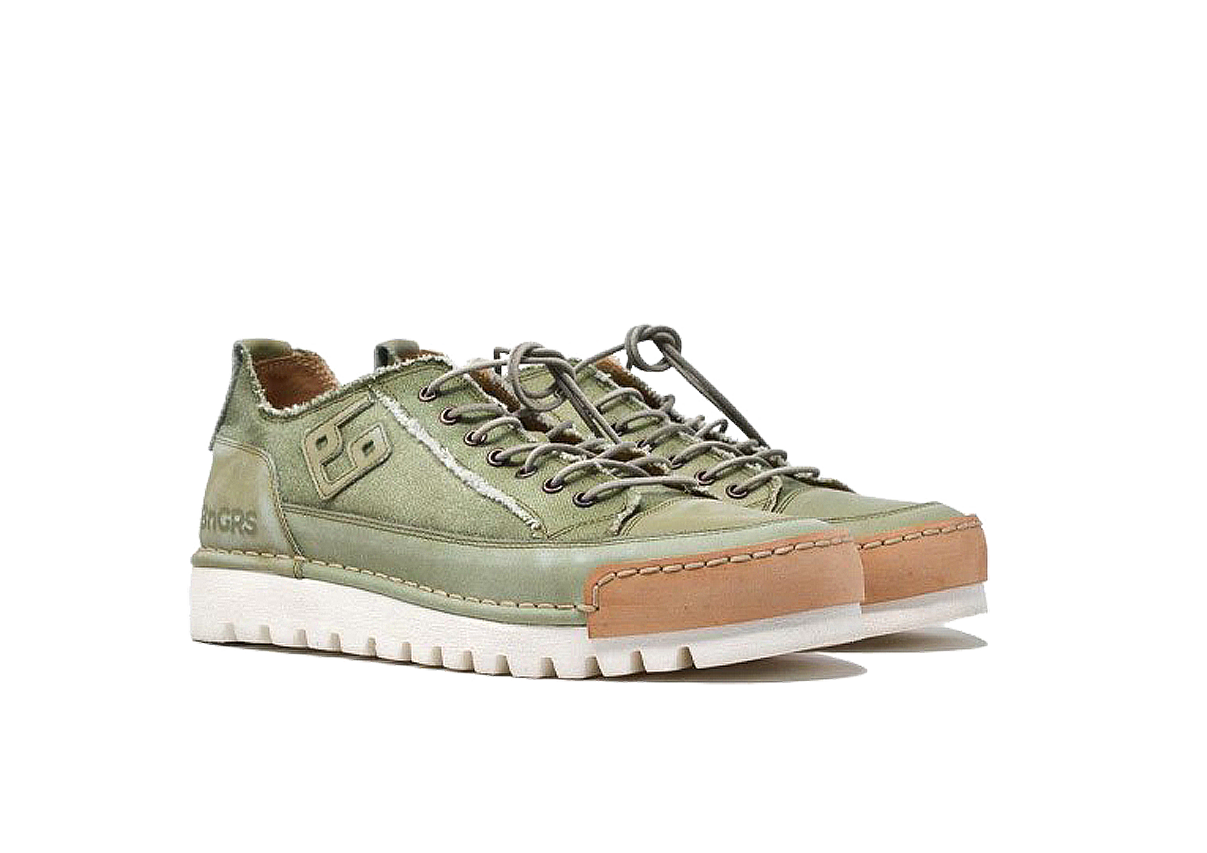 "LA SALVIA CANVAS" - Scarpa Artigianale  in Canvas 100% fatta in Italia