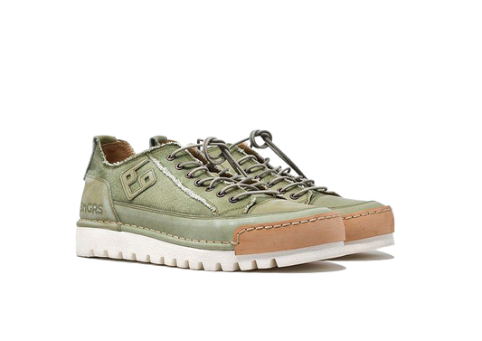 "LA SALVIA CANVAS" - Scarpa Artigianale  in Canvas 100% fatta in Italia