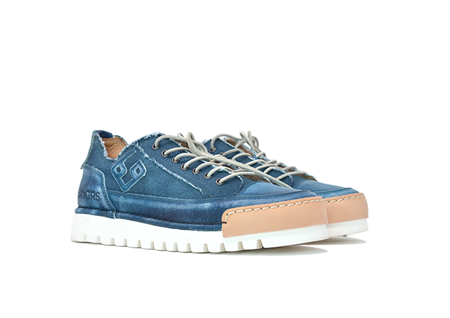 "LA JEANS CANVAS" - Scarpa Artigianale  in Canvas 100% fatta in Italia