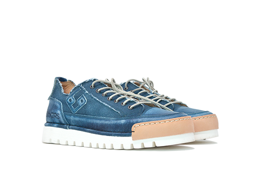 "LA JEANS CANVAS" - Scarpa Artigianale  in Canvas 100% fatta in Italia
