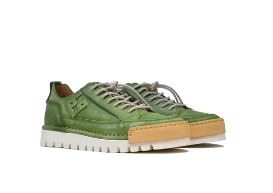 Model "LA MENTA" - 100% Handmade Leather Shoe Made in Italy