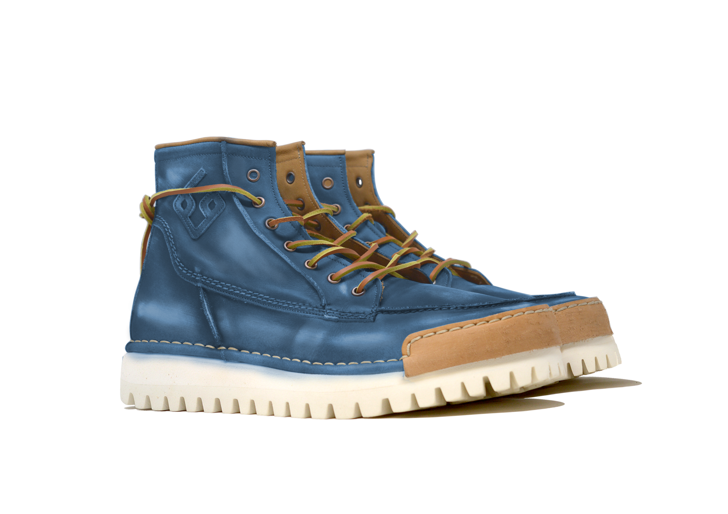 "LA YANKEE JEANS" |Uomo - Stivaletto Artigianale  in Pelle 100% fatto in Italia