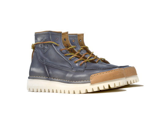 Model "LA YANKEE PEPE" - 100% Handmade Leather Shoe Made in Italy