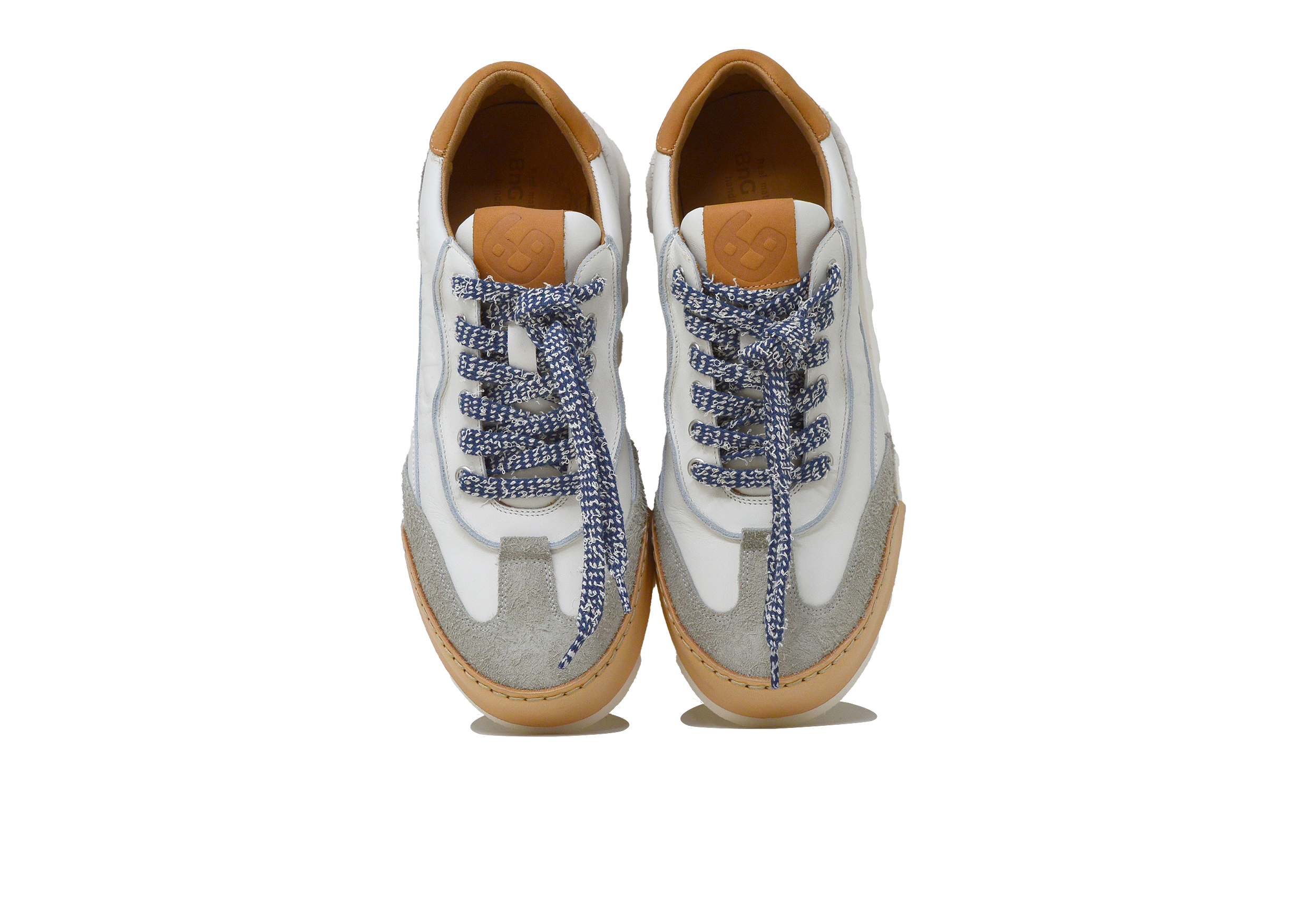 "LA SNEAKER BIANCA" - Scarpa Artigianale  in Pelle 100% fatta in Italia