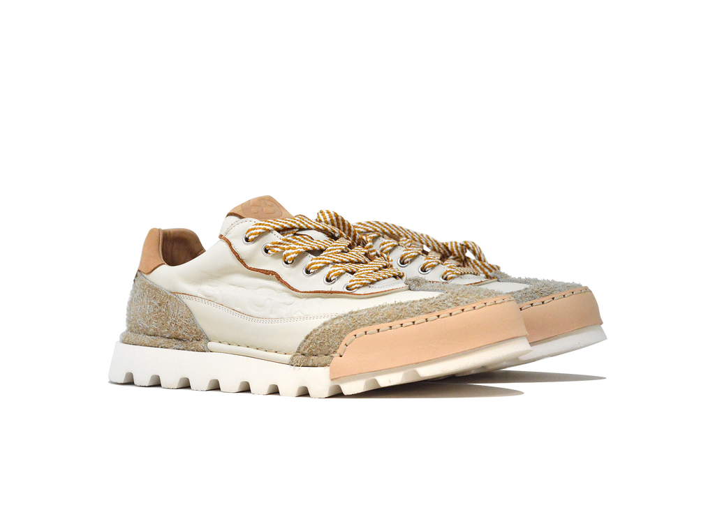 "LA SNEAKER CAFFELATTE" - Scarpa Artigianale  in Pelle 100% fatta in Italia