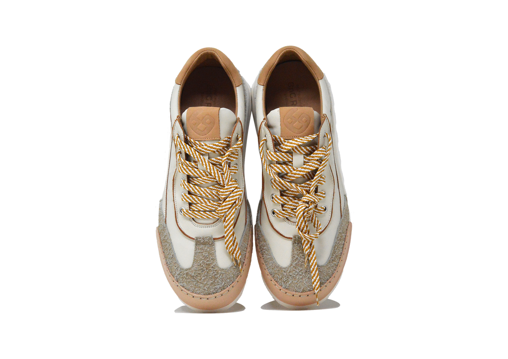 "LA SNEAKER CAFFELATTE" - Scarpa Artigianale  in Pelle 100% fatta in Italia