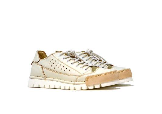 "L'HAWAIANA SALVIA" - Scarpa Artigianale  in Pelle 100% fatta in Italia