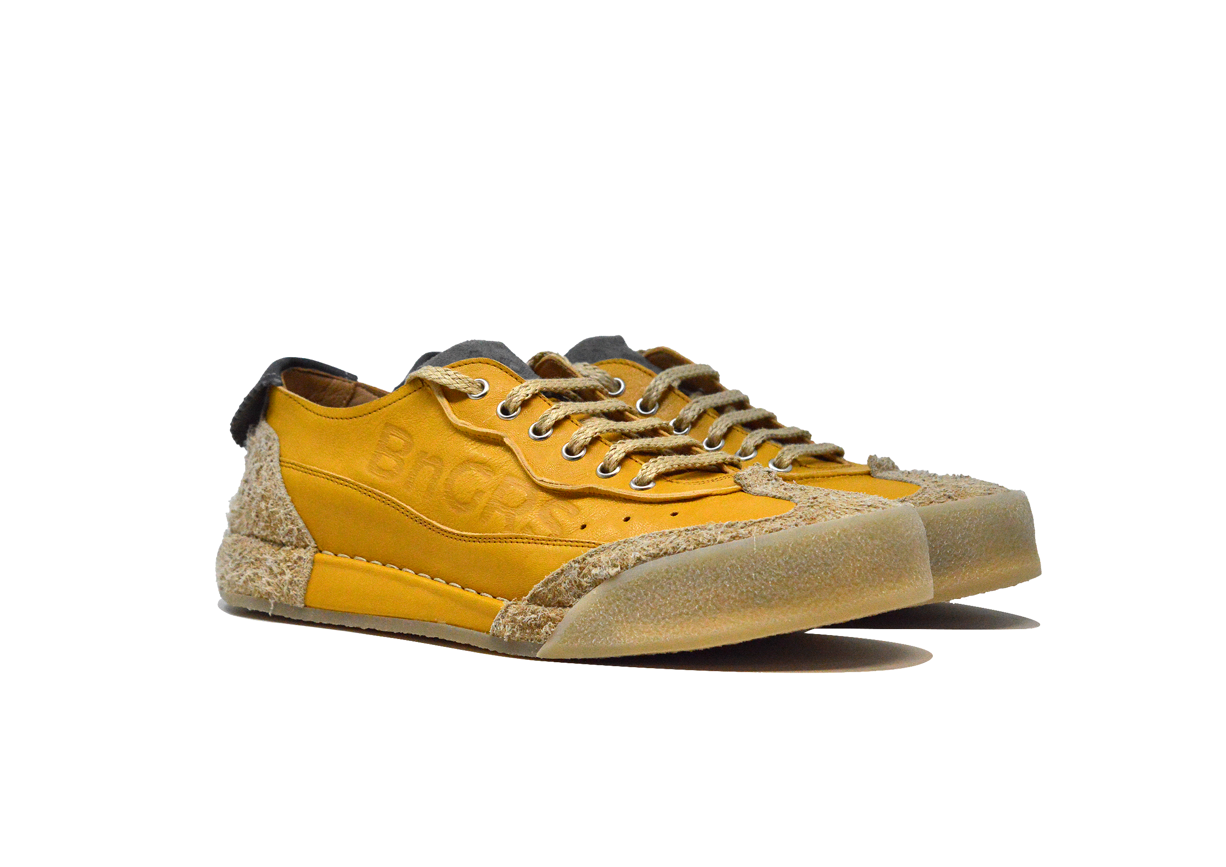 "L'HERITAGE GIALLA" - Scarpa Artigianale  in Pelle 100% fatta in Italia