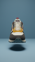 Sneaker Accent Ochre in pelle italiana