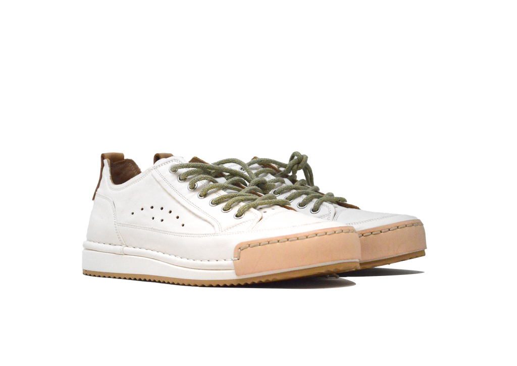 "LA FRESCA BIANCA" - Scarpa Artigianale  in Pelle 100% fatta in Italia