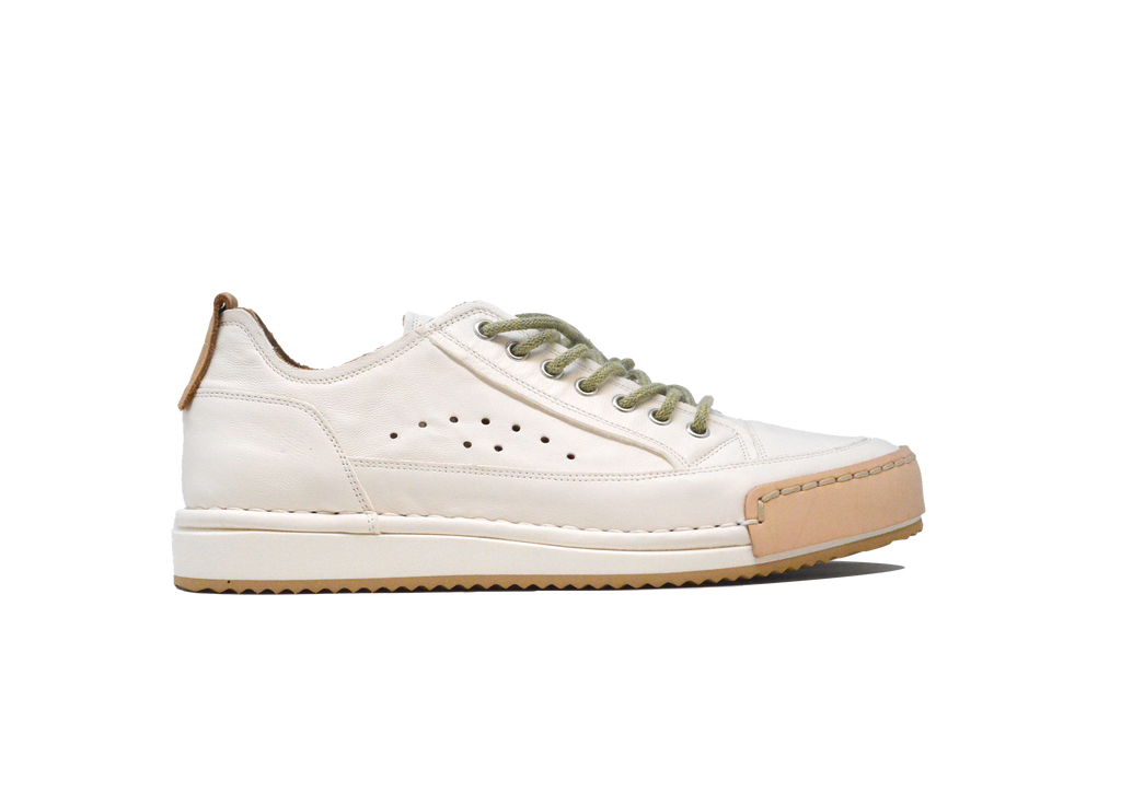 "LA FRESCA BIANCA" - Scarpa Artigianale  in Pelle 100% fatta in Italia