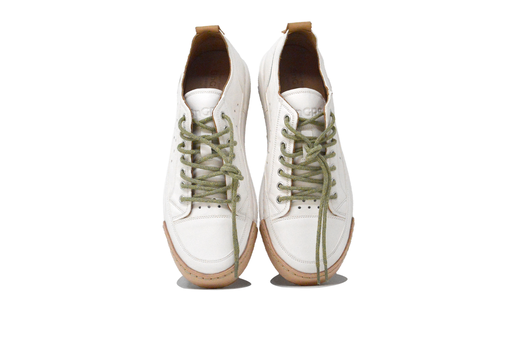 "LA FRESCA BIANCA" - Scarpa Artigianale  in Pelle 100% fatta in Italia