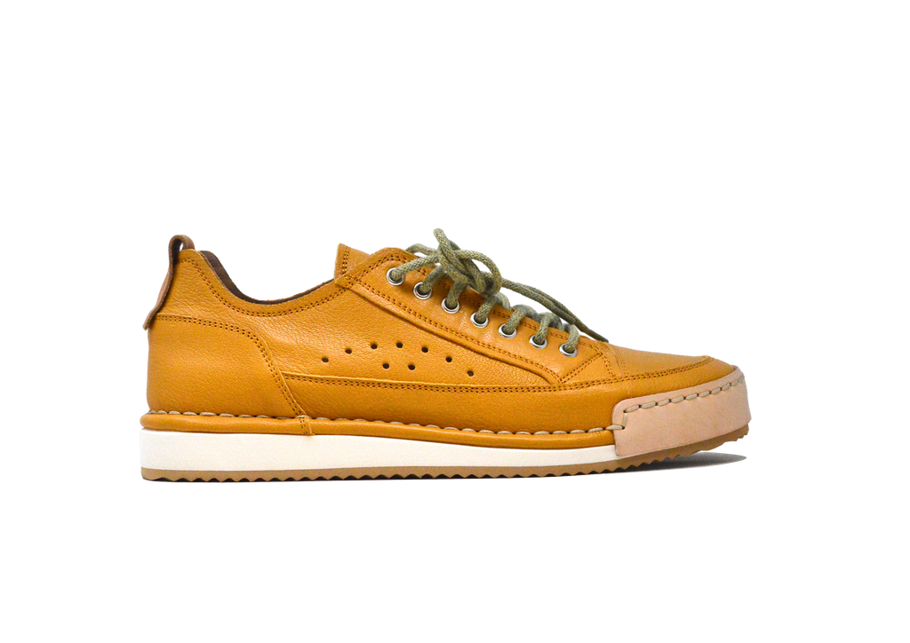 "LA FRESCA SENAPE" - Scarpa Artigianale  in Pelle 100% fatta in Italia