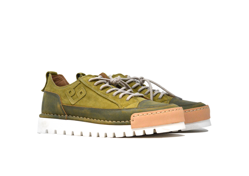 "LA MENTA SUEDE" - Scarpa Artigianale  in Pelle 100% fatta in Italia