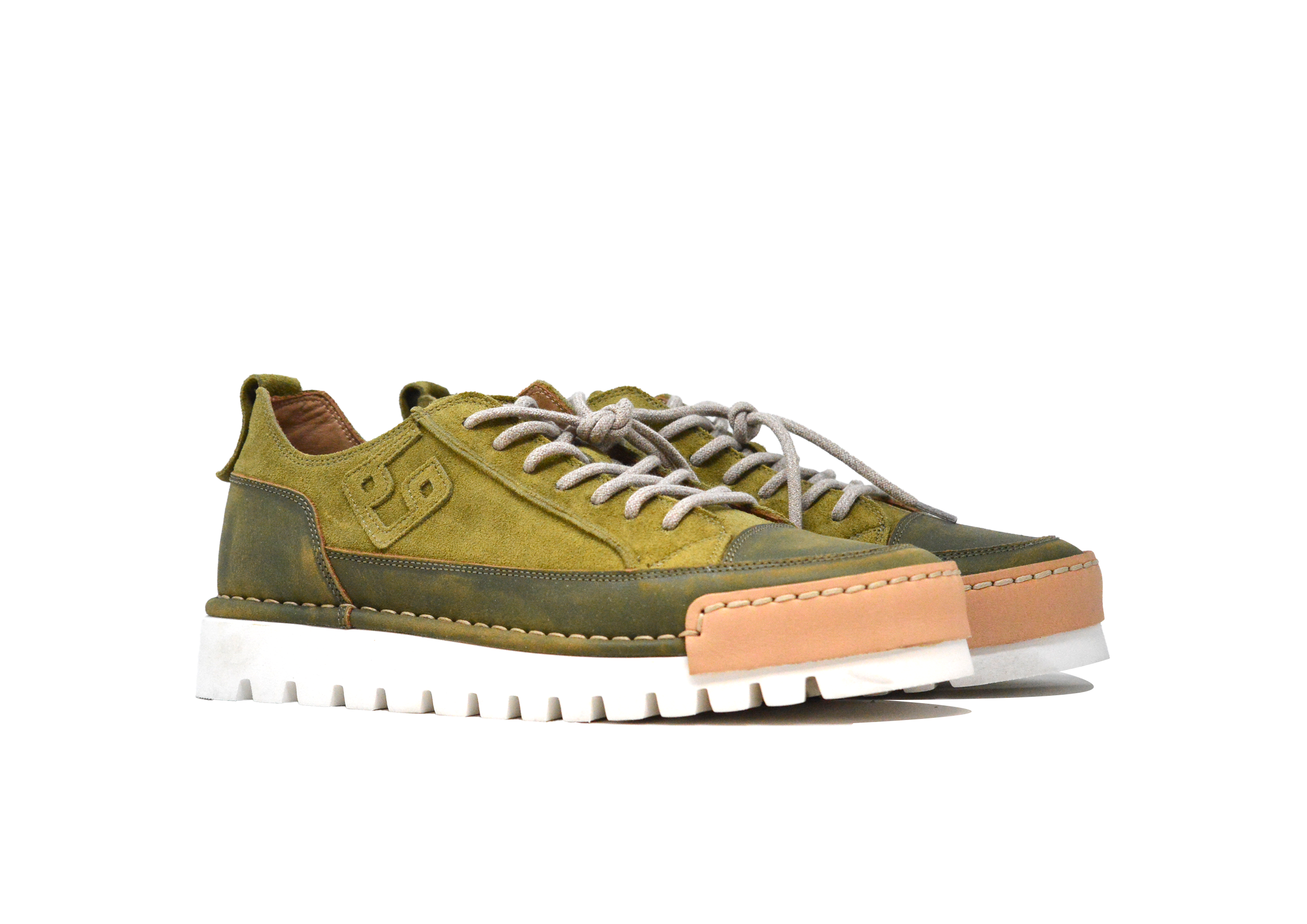 "LA MENTA SUEDE" - Scarpa Artigianale  in Pelle 100% fatta in Italia