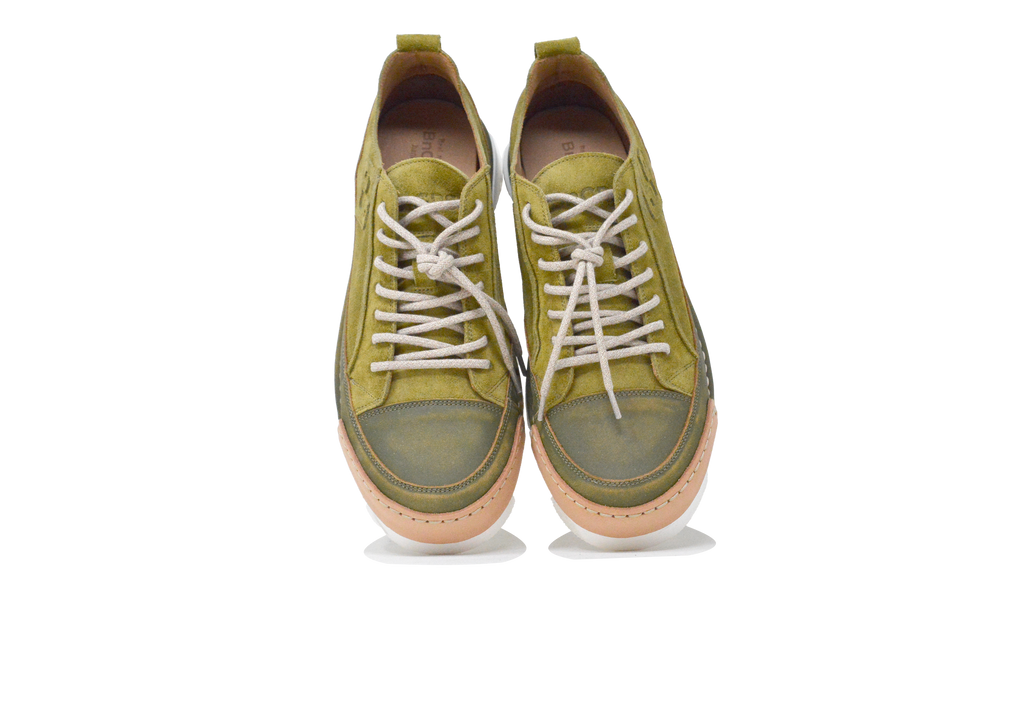 "LA MENTA SUEDE" - Scarpa Artigianale  in Pelle 100% fatta in Italia