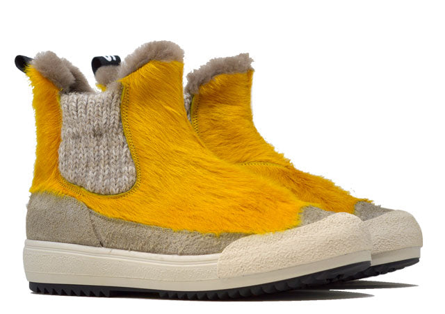 "LA YETI BEATLES GIALLA" |Donna - Scarpa Artigianale  in Pelle bovina 100% fatto a mano in Italia